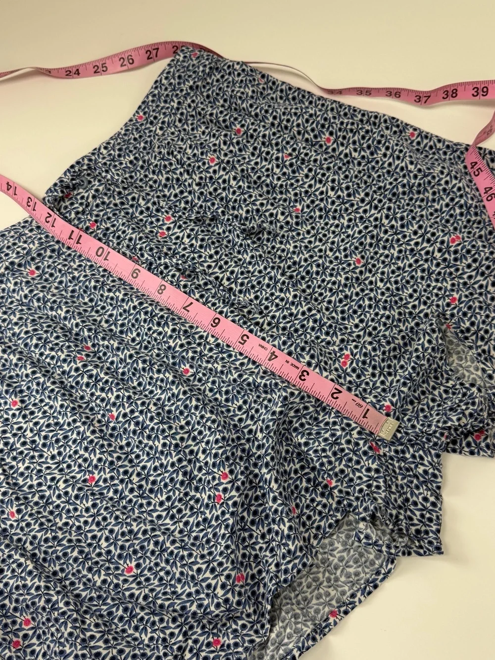 J Crew Shorts Womens Medium Blue Easy Pull On Drawstring Stretch Waist L1986